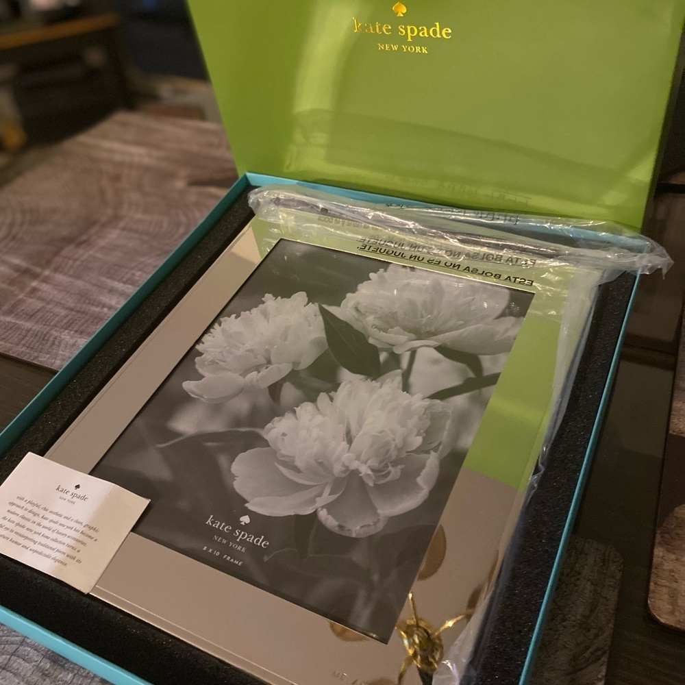 Kate Spade Elegant Silver Picture Frame